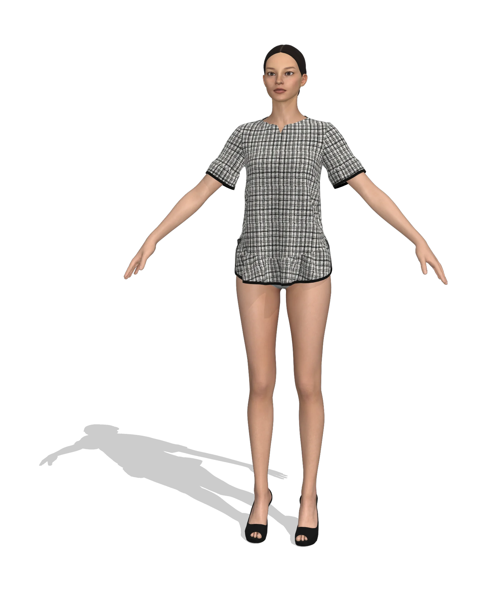 KDscion p116 quarter sleeve top